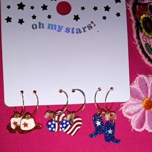 Patriotic Earrings Set